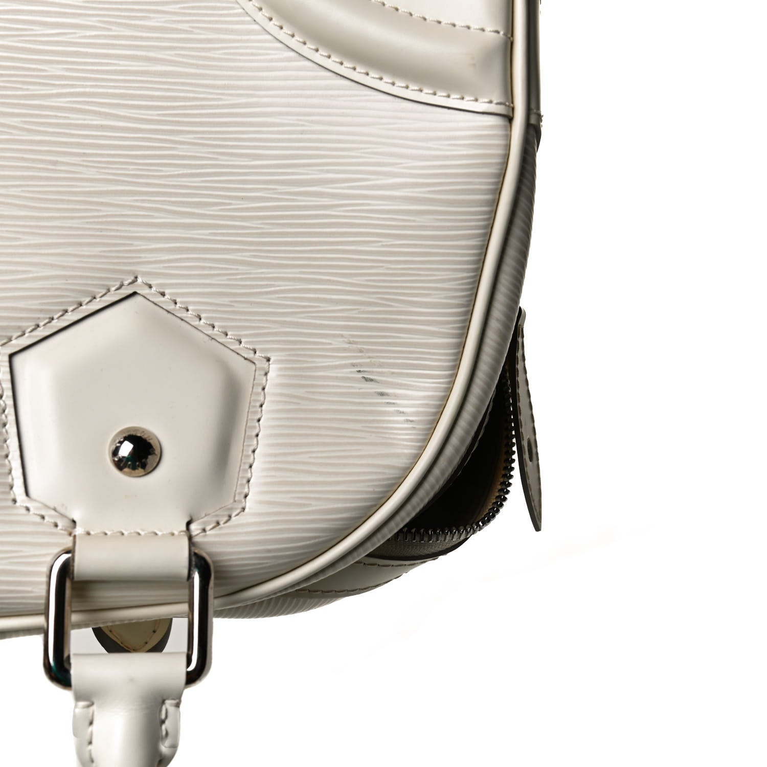 Louis Vuitton Epi Bowling Montaigne PM Ivory 14 of 15