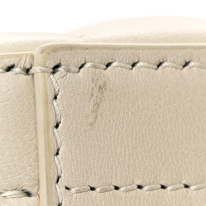 Saint Laurent Lambskin Matelasse Vicky Monogram Belt Bag Crema Soft 12 of 13