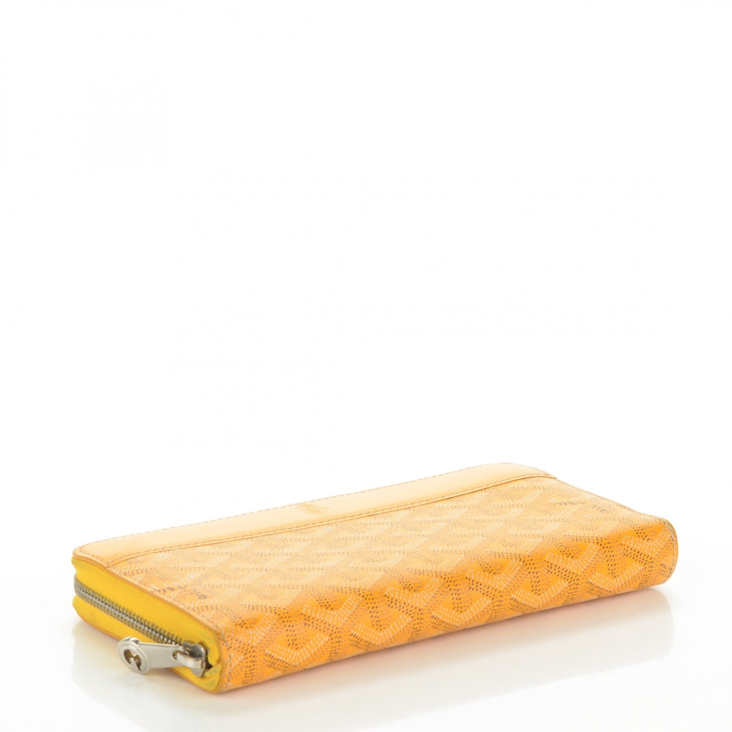 Goyardine Matignon Zip Around GM Wallet Yellow