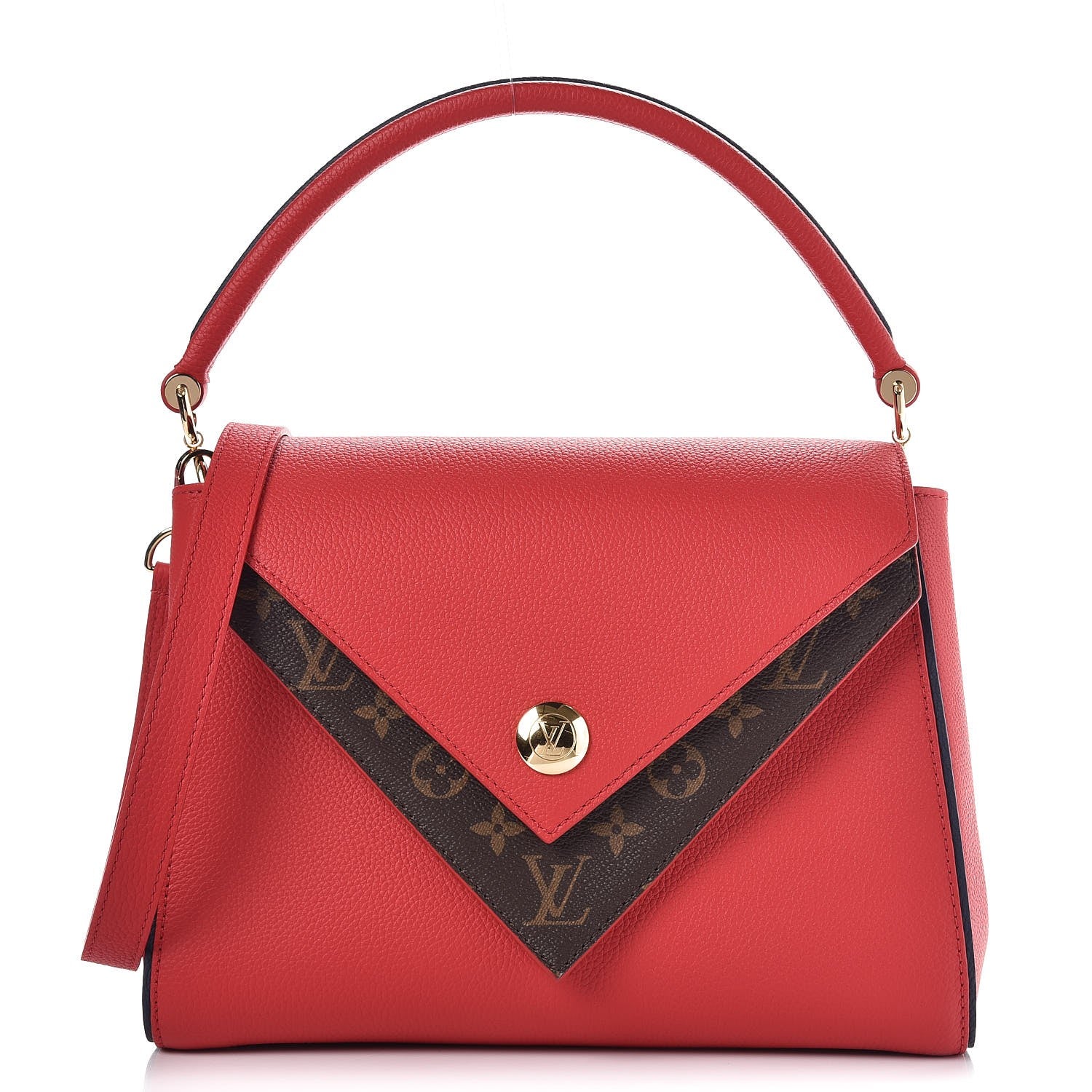 Louis Vuitton Calfskin Monogram Double V Rubis 9 of 9