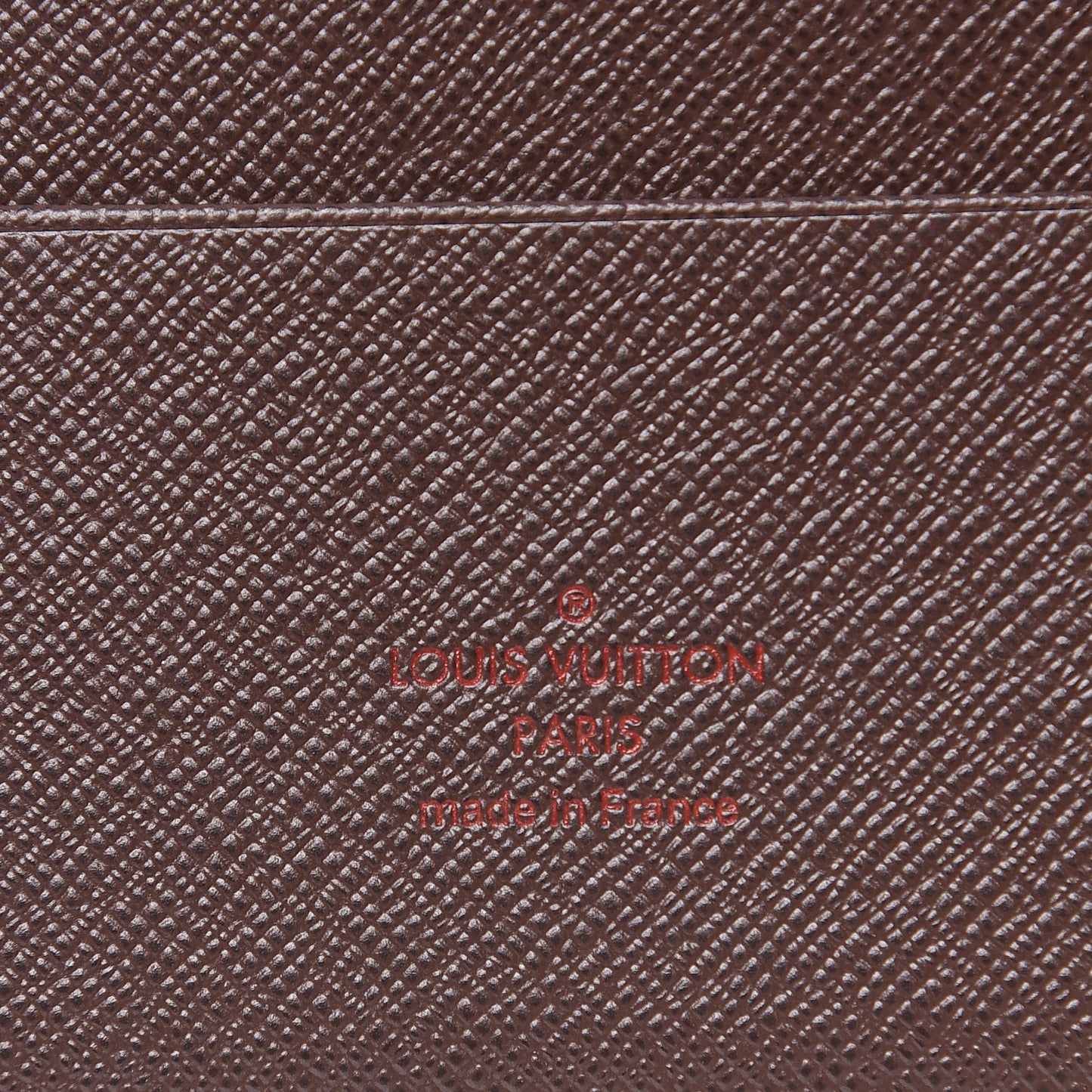 Damier Ebene Large Ring Agenda Cover