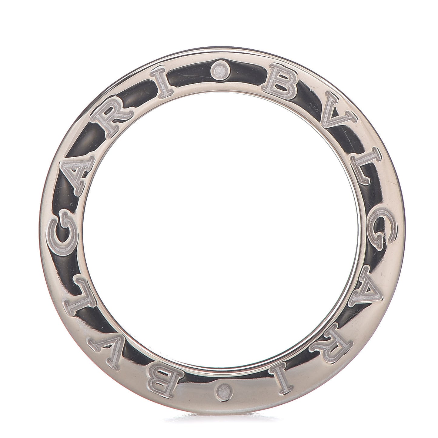 18K White Gold B.Zero1 Two-Band Ring 50 5.25