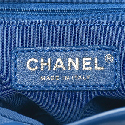 Chanel Lambskin Quilted Small Urban Spirit Backpack Blue 6 of 10