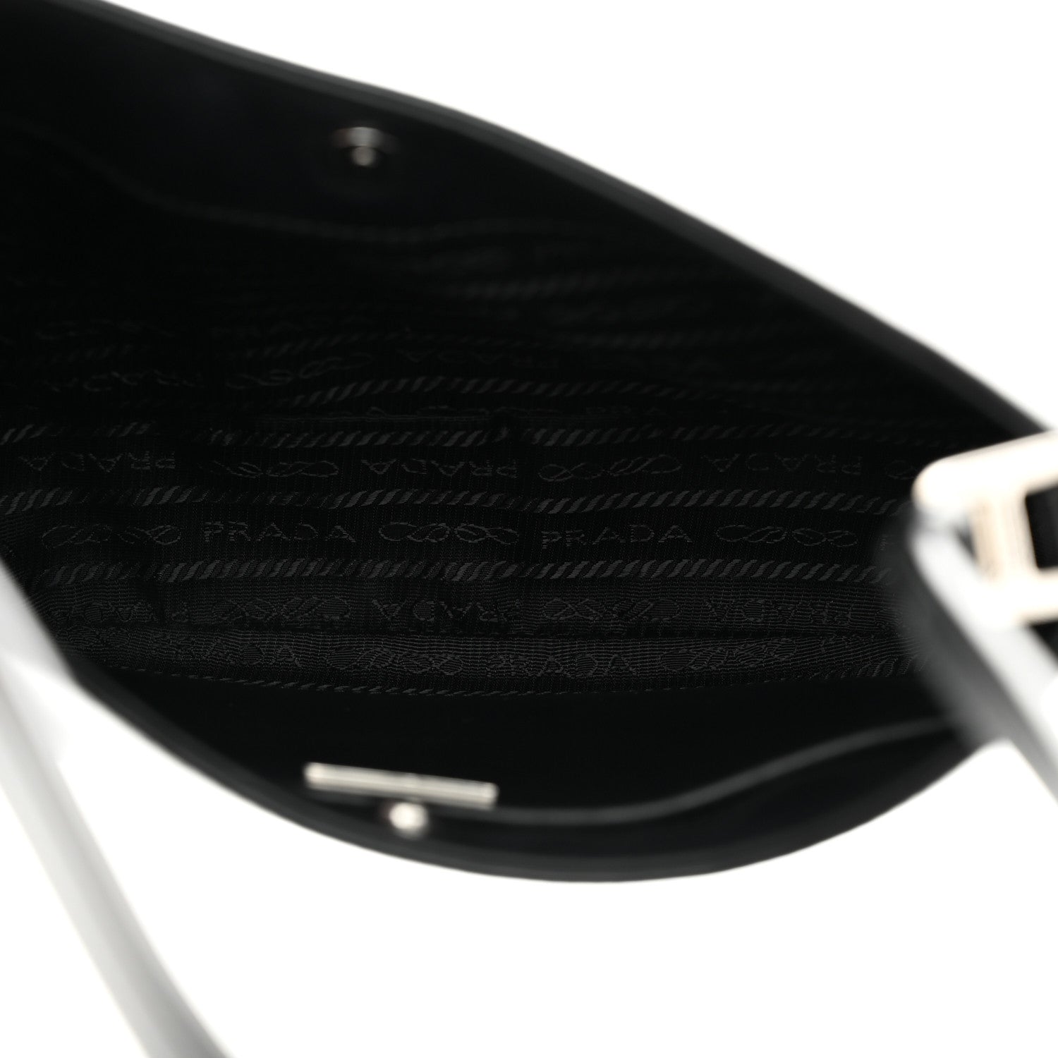 Prada Spazzolato Cleo Shoulder Bag Black 5 of 11