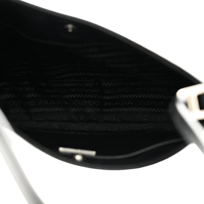 Prada Spazzolato Cleo Shoulder Bag Black 5 of 11