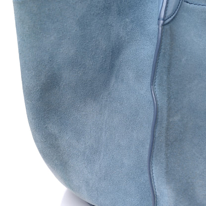 Celine Suede Supple Grained Calfskin Medium Big Bag Slate Blue 15 of 22