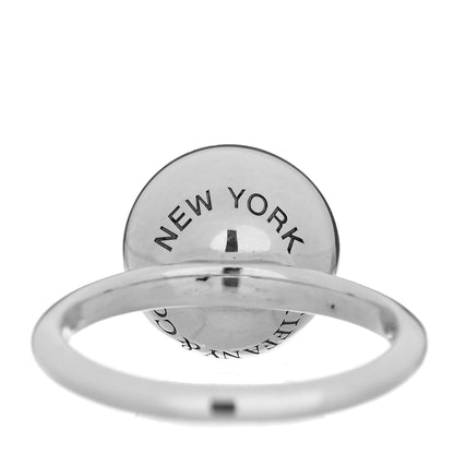 Tiffany Sterling Silver 12mm HardWear Ball Ring 53 6.5 6 of 8