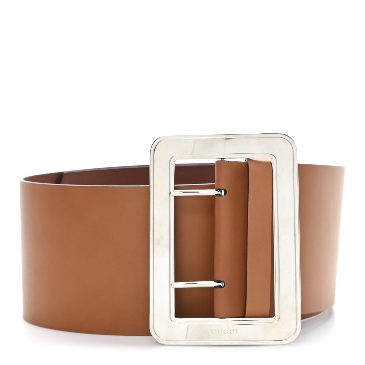 Calfskin Wide Belt 90 36 Harness Brown