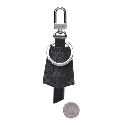 Louis Vuitton Monogram Eclipse Clochette Bag Charm Key Holder 2 of 5