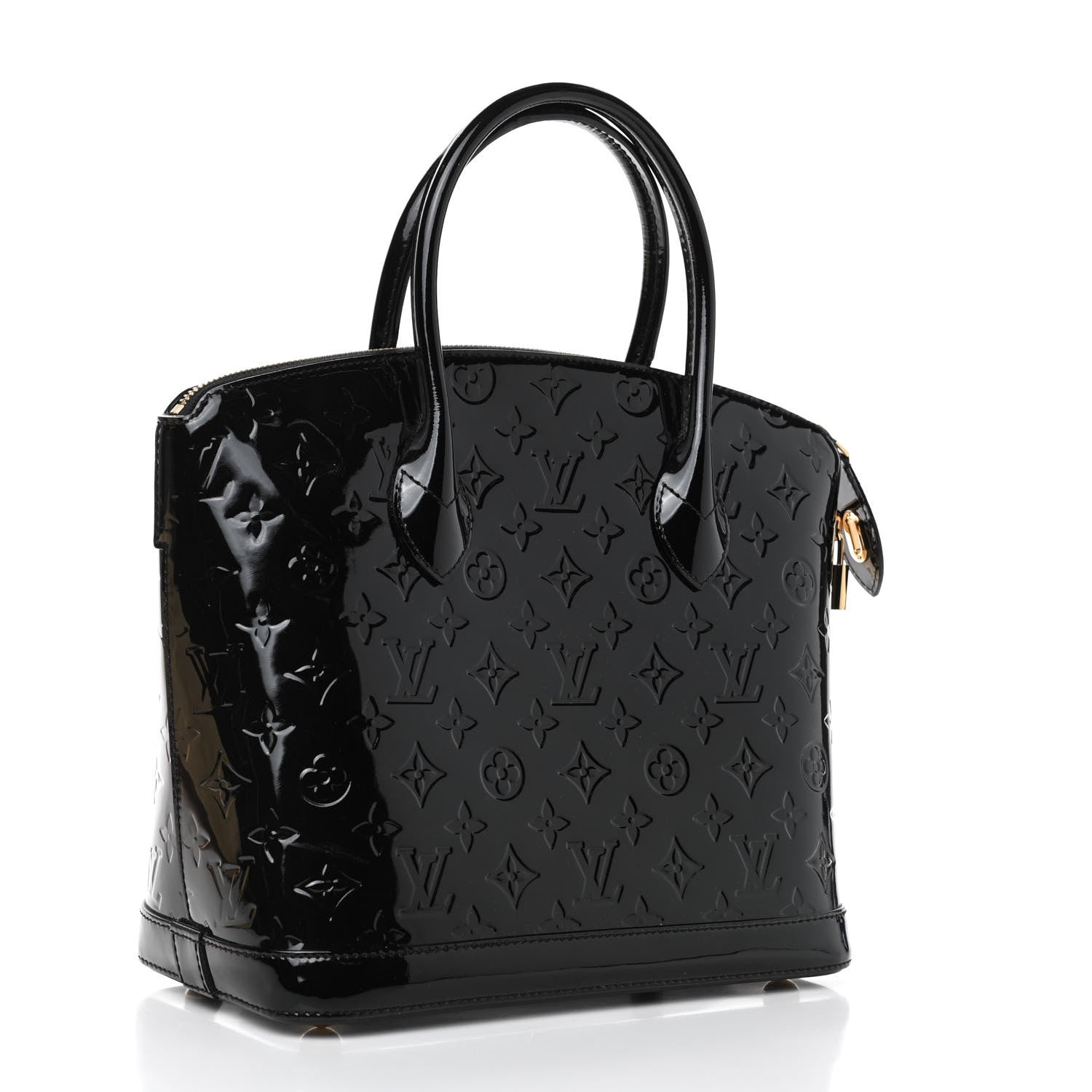 Louis Vuitton Vernis Lockit PM Black 2 of 4