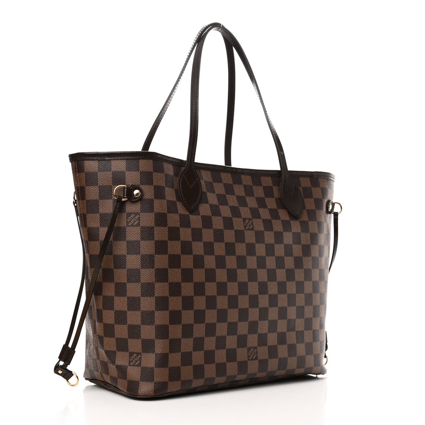 Damier Ebene Neo Neverfull MM Rose Ballerine