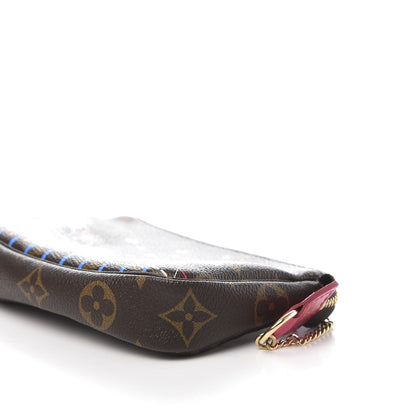Louis Vuitton Monogram 2020 Christmas Animation Roller Coaster Mini Pochette Accessories Pivoine 8 of 10