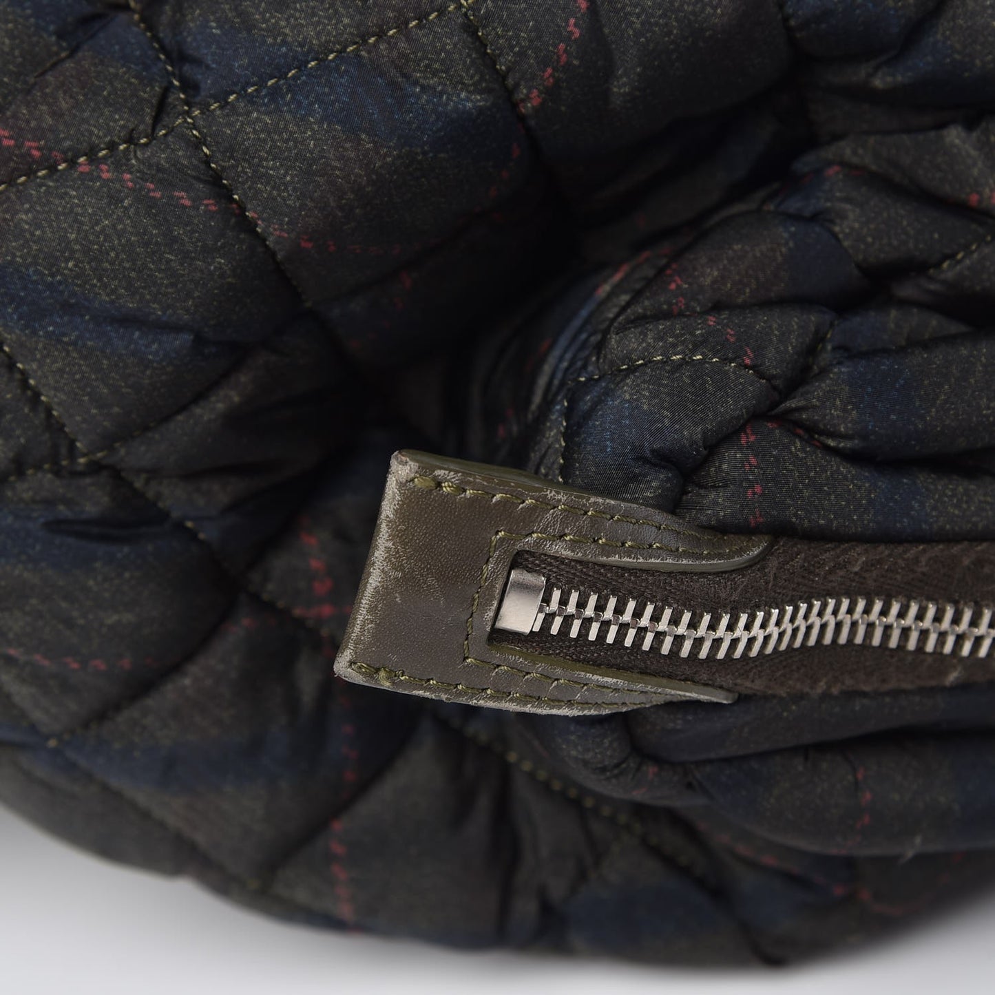 Nylon Quilted Coco Cocoon Bowler Khaki