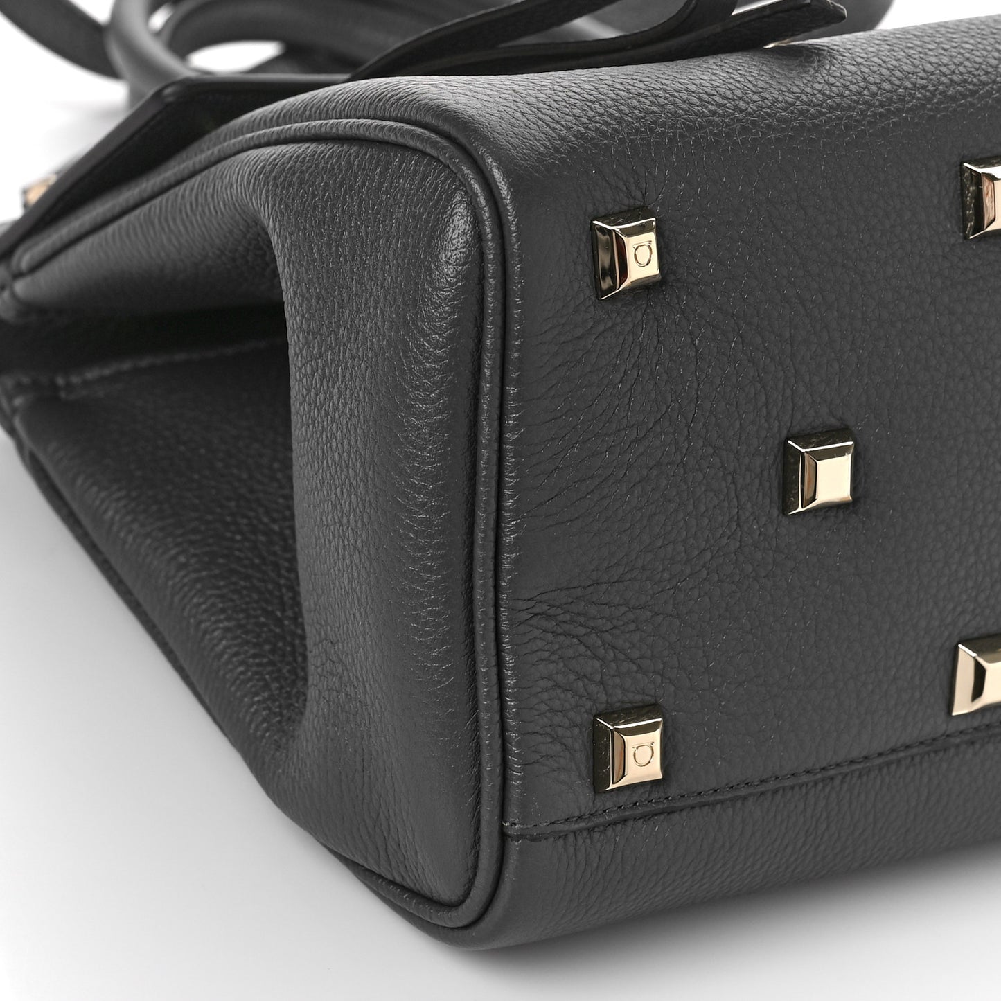 Hammered Calfskin Studio Bag