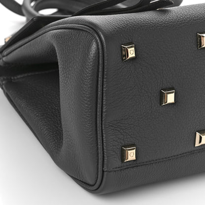 Salvatore Ferragamo Hammered Calfskin Studio Bag 7 of 8