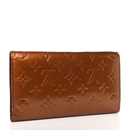 Louis Vuitton Vernis Porte Tresor International Wallet Bronze 3 of 7
