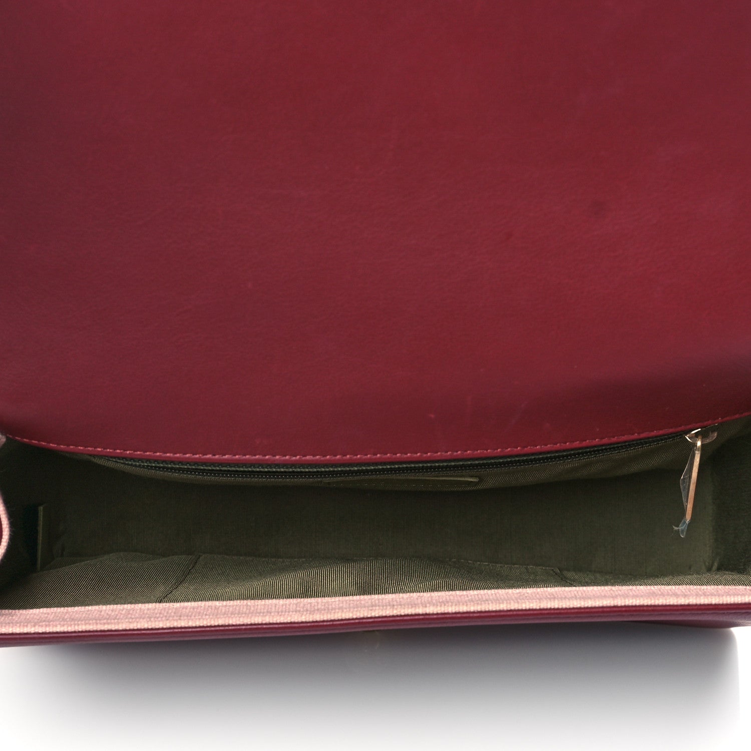 Chanel Calfskin Quilted New Medium Boy Flap Burgundy 4 of 9