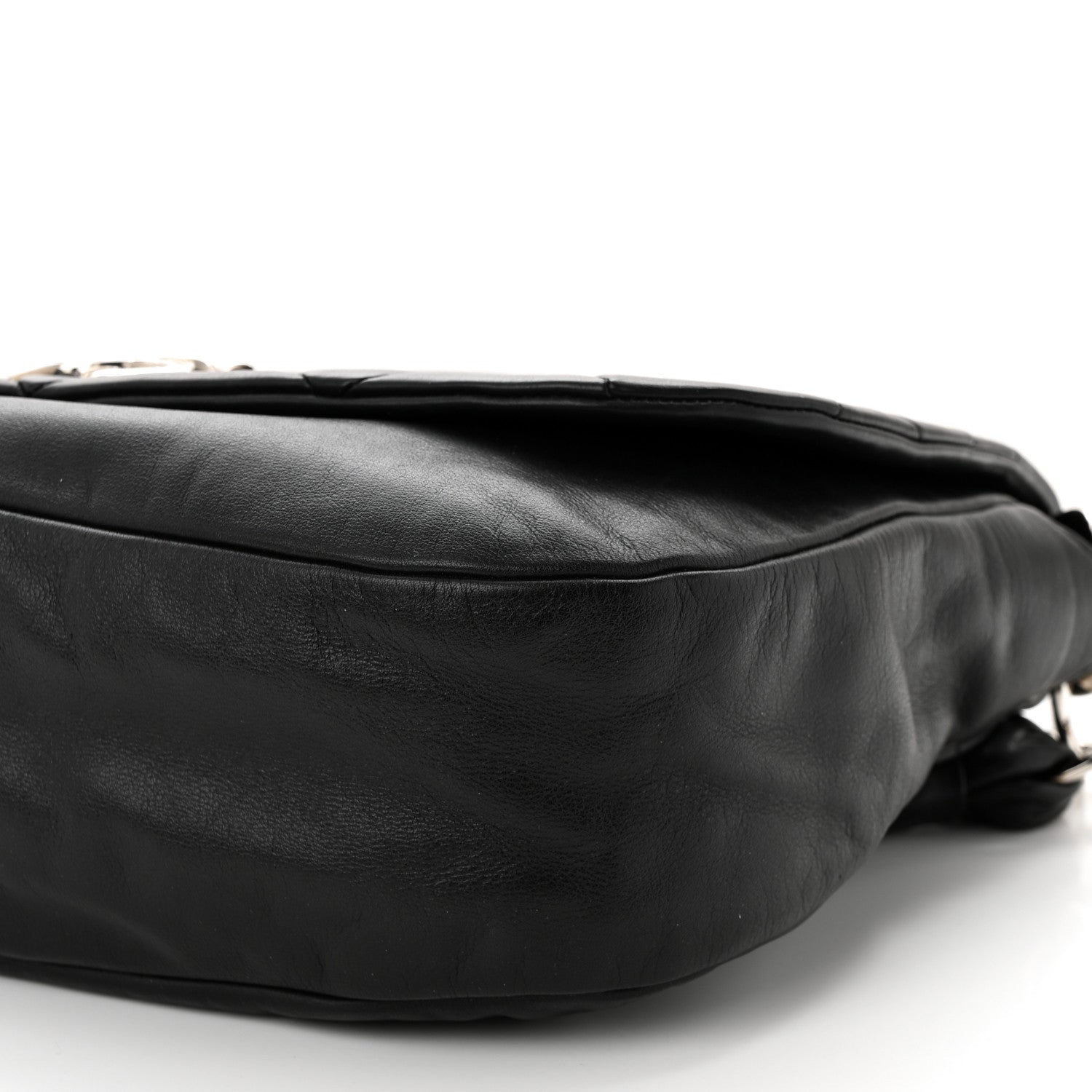 Chanel Lambskin Quilted Enamel CC Pillow Soft Flap Black 10 of 15