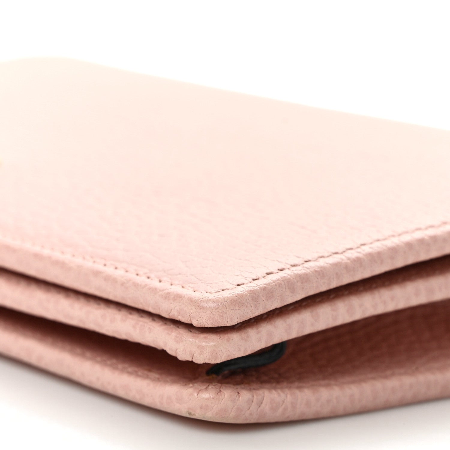 Gucci Dollar Calfskin Mini GG Marmont Chain Wallet Perfect Pink 8 of 9