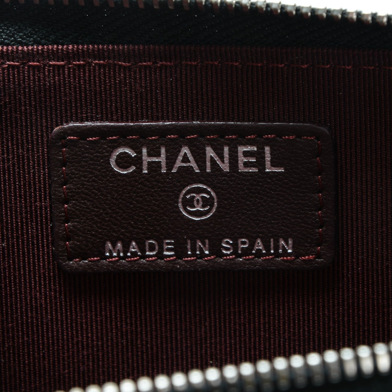 Chanel Lambskin Quilted Key Holder Case Black 6 of 7