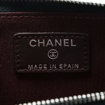 Chanel Lambskin Quilted Key Holder Case Black 6 of 7