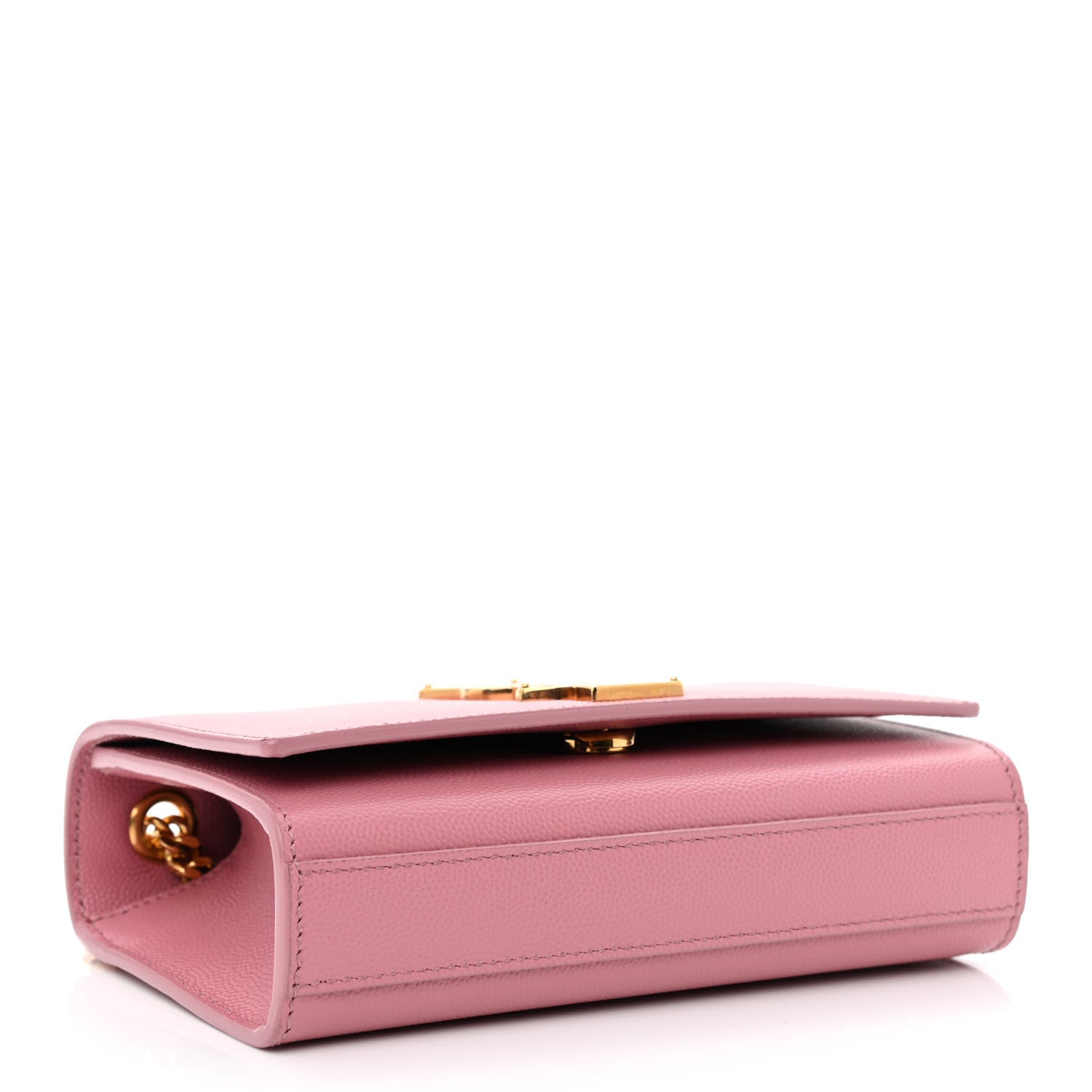 Saint Laurent Grain De Poudre Small Classic Monogram Kate Satchel Old Rose 4 of 9