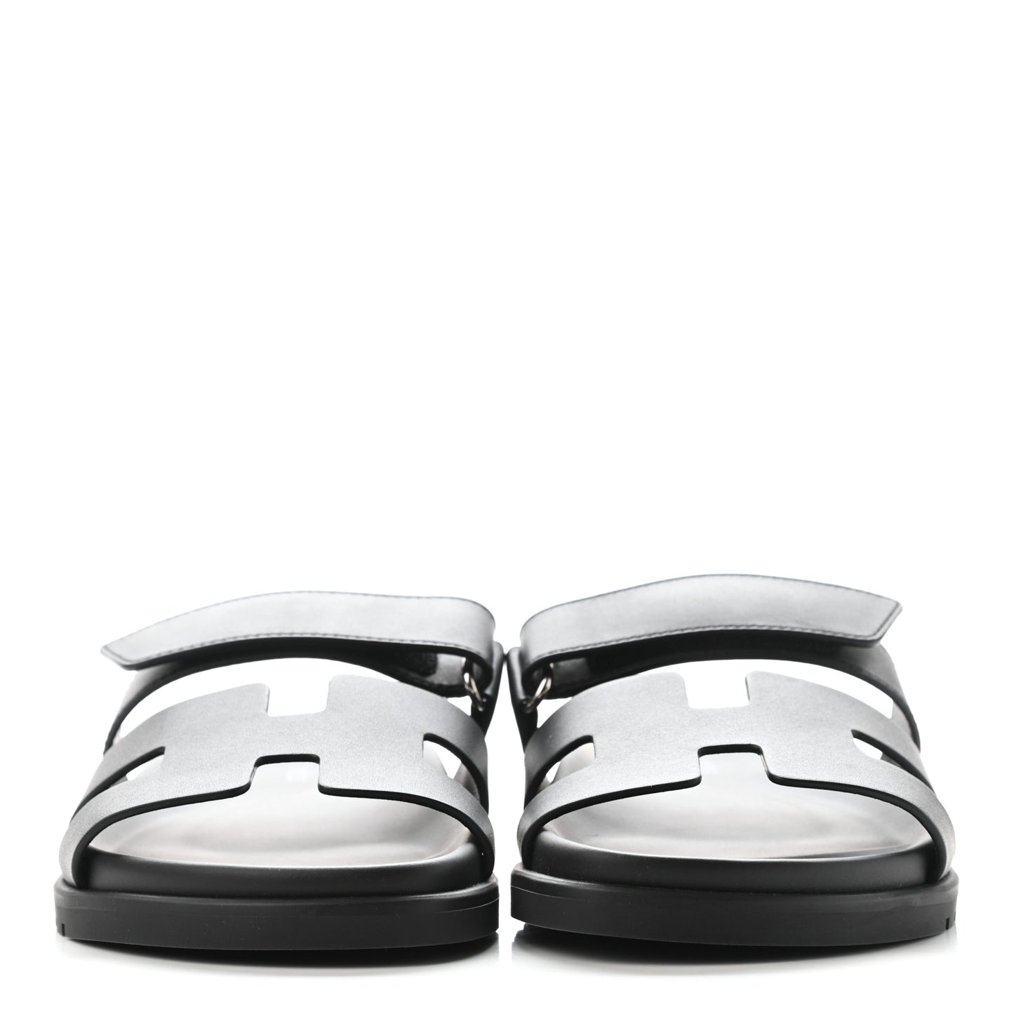 Calfskin Womens Chypre Sandals 38.5 Black