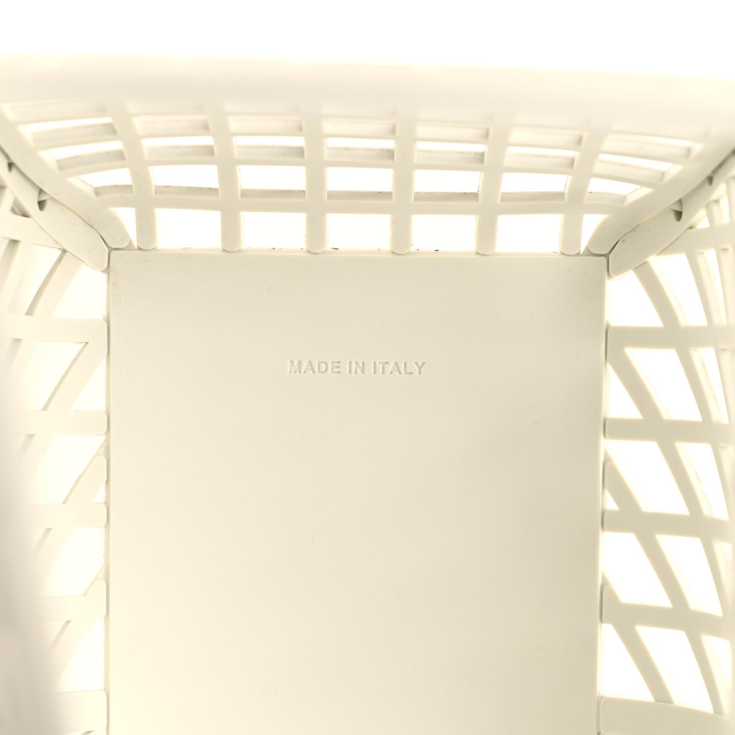 Recycled Plastic Vitello Liberty Matte Medium Fendi Basket White Ice Miele Scuro