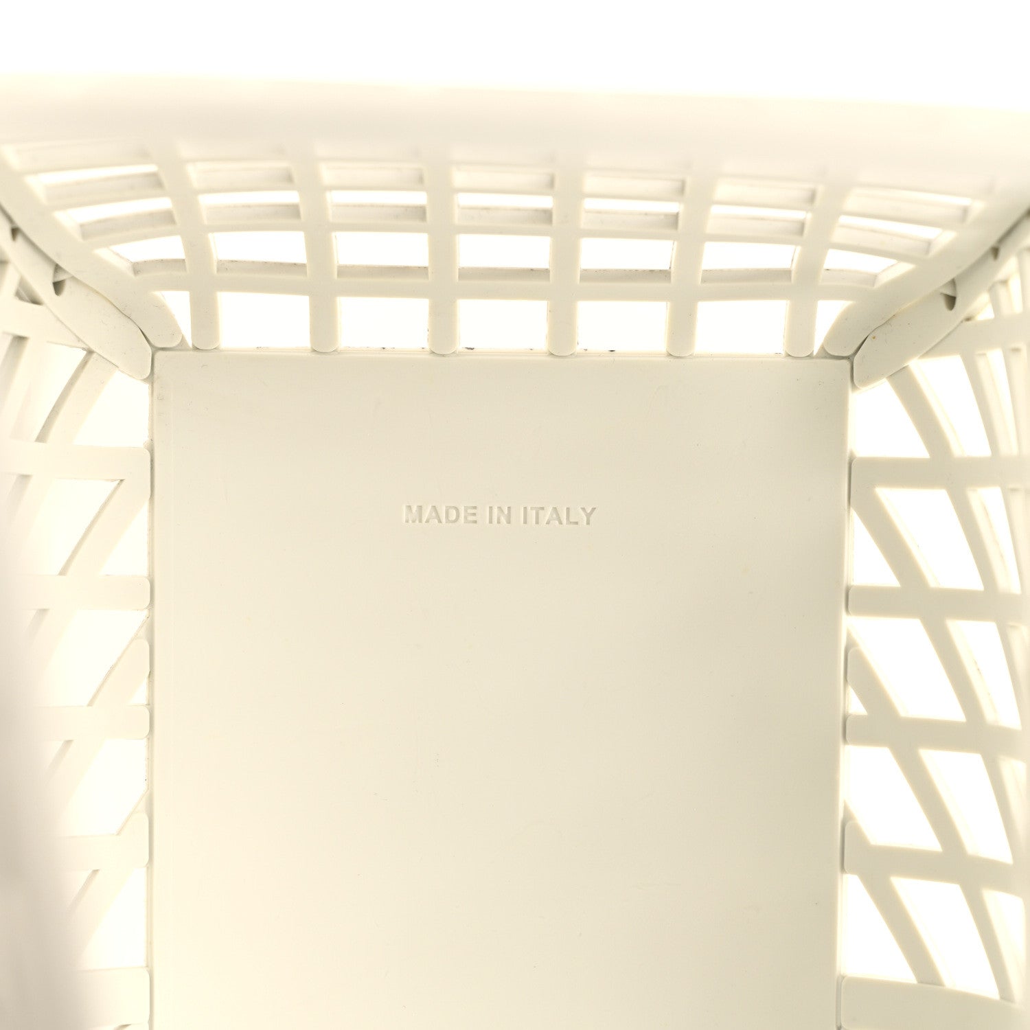 Fendi Recycled Plastic Vitello Liberty Matte Medium Fendi Basket White Ice Miele Scuro 9 of 10