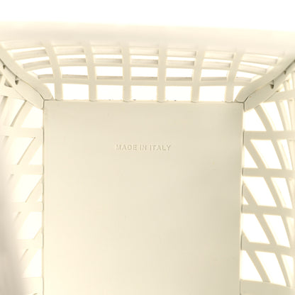 Fendi Recycled Plastic Vitello Liberty Matte Medium Fendi Basket White Ice Miele Scuro 9 of 10