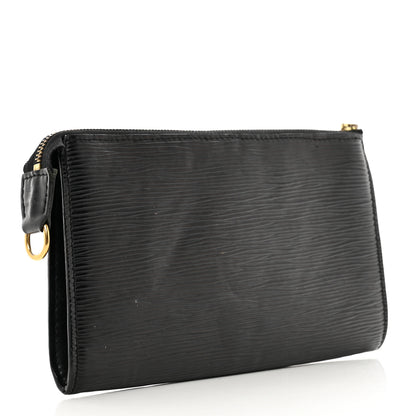 Louis Vuitton Epi Pochette Accessories 21 Black 3 of 7