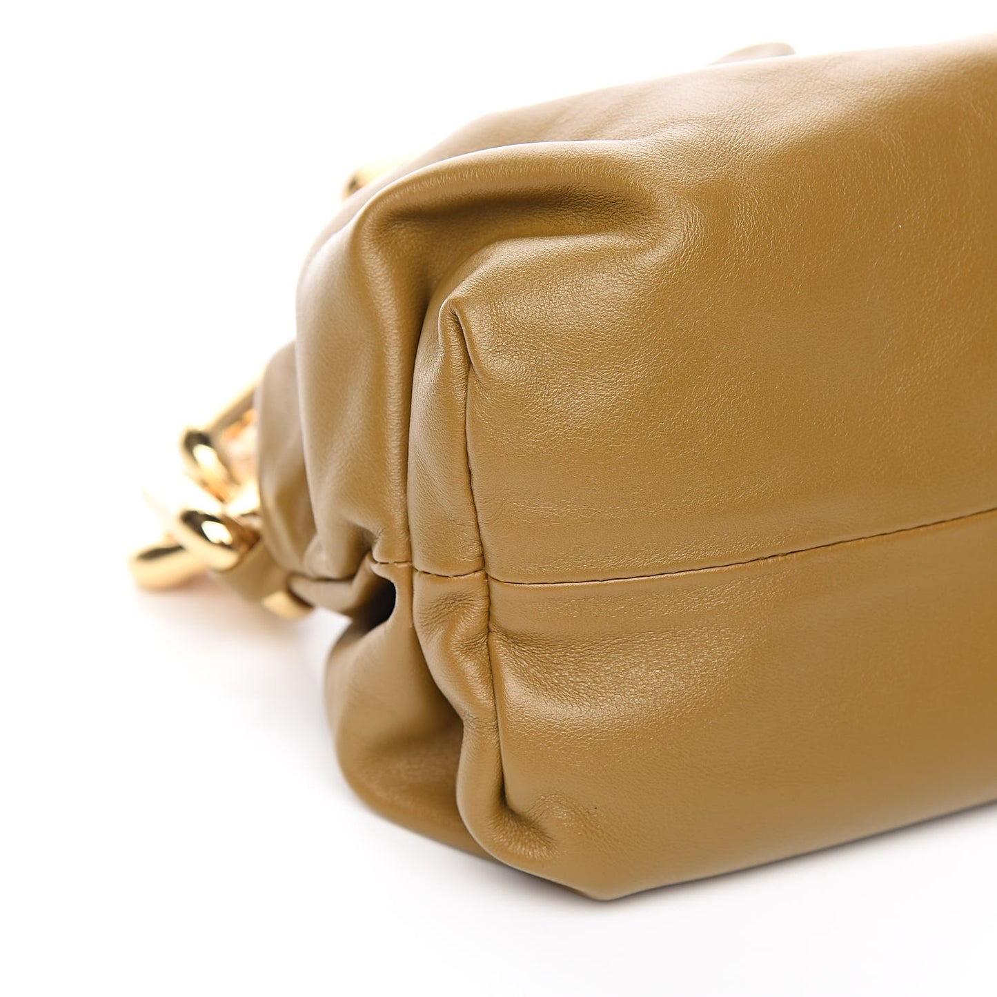 Calfskin The Pouch Chain Moutarde