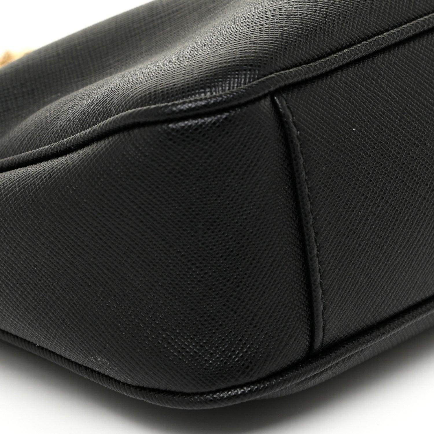 Prada Saffiano Lux Re-Edition 2005 Shoulder Bag Black 7 of 12