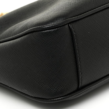 Prada Saffiano Lux Re-Edition 2005 Shoulder Bag Black 7 of 12