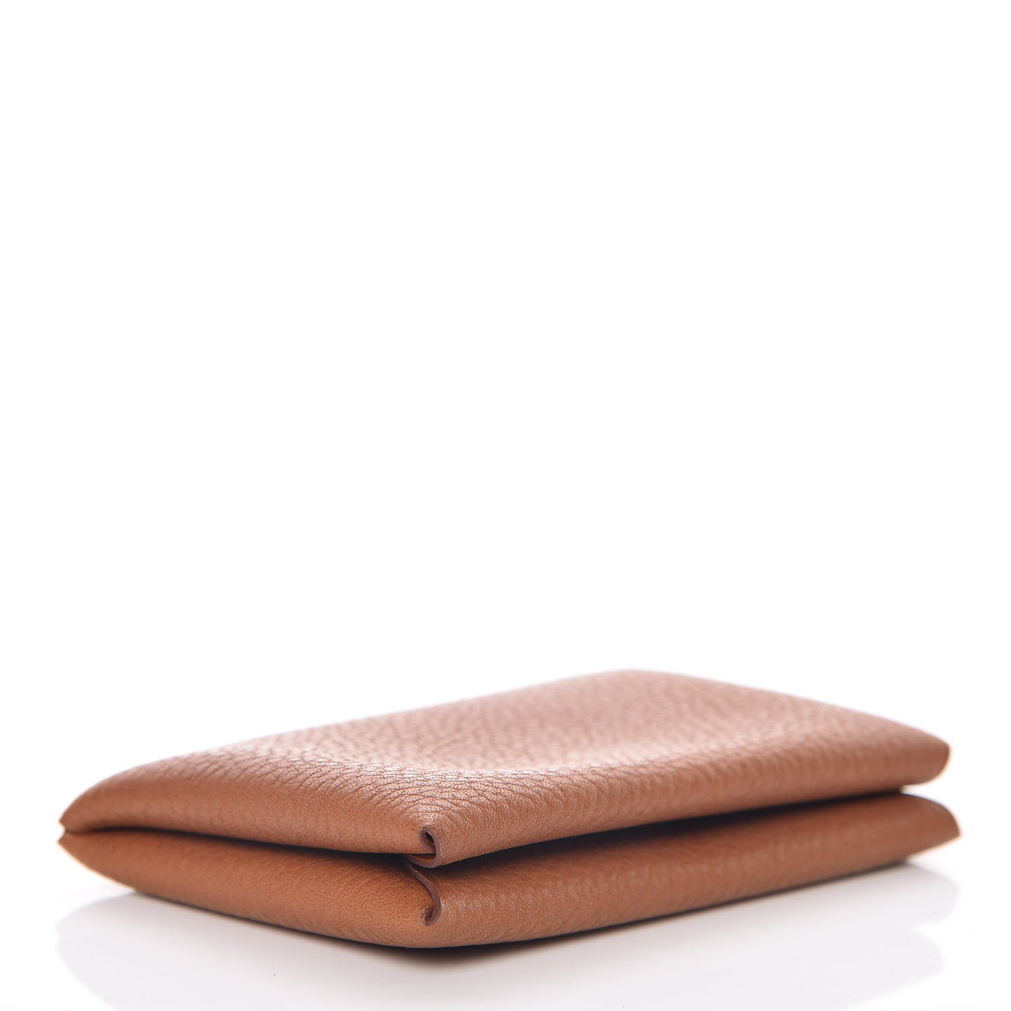 Barenia Faubourg Calvi Card Case Fauve Orange
