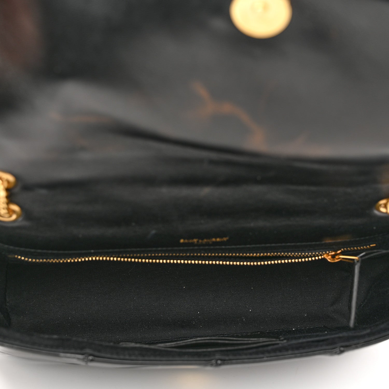 Saint Laurent Patent Patchwork Monogram Medium Jamie Black 5 of 12