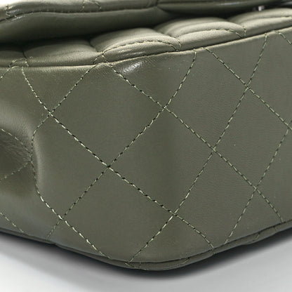 Chanel Lambskin Quilted Mini Rectangular Flap Green 8 of 9