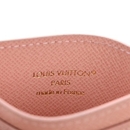 Louis Vuitton Monogram LV Charms Card Holder Rose Ballerine 6 of 8