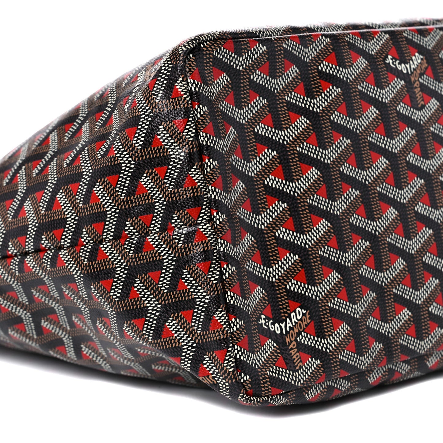Goyardine Saint Louis Claire Voie PM Black Red