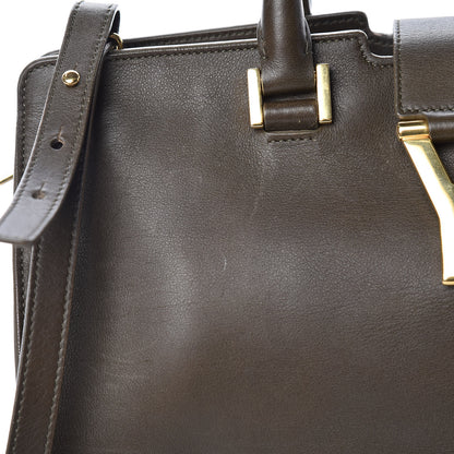 Saint Laurent Calfskin Small Classic Y Cabas Green 13 of 18