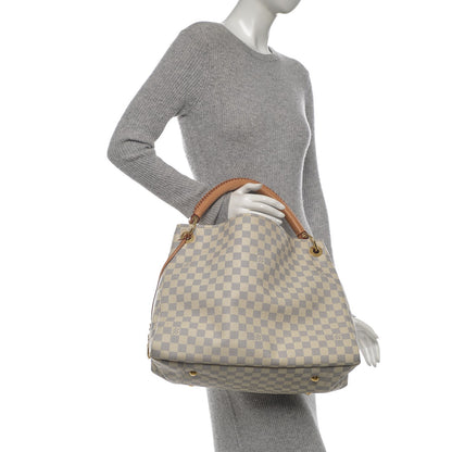 Louis Vuitton Damier Azur Artsy MM 2 of 8