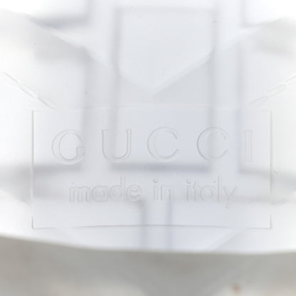 Gucci Rubber Gucci Logo Womens Platform 20/60mm Slide Sandals 37 Transparent 7 of 8