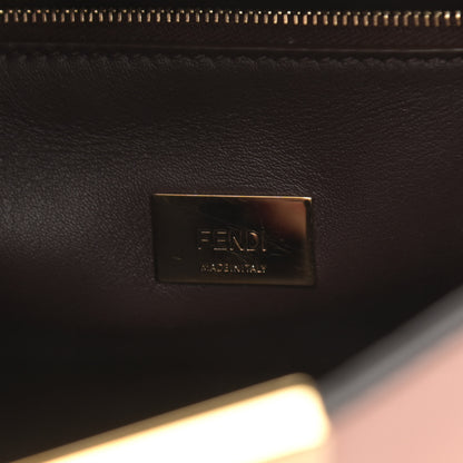 Fendi Vitello Tahiti Burro Medium Peekaboo Iconic Essentially Satchel Rosa Burbon Maya 7 of 12