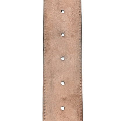 Gucci Guccissima Signature Interlocking G 40mm Belt 85 34 Black 4 of 5