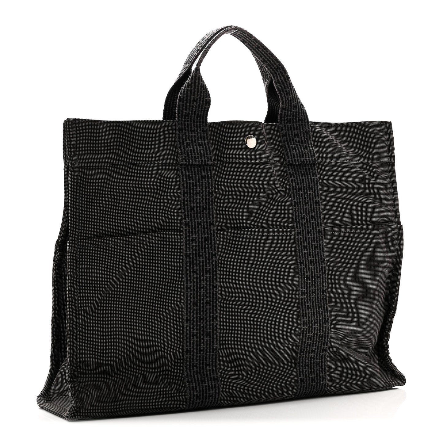 Canvas Herline MM Tote Grey