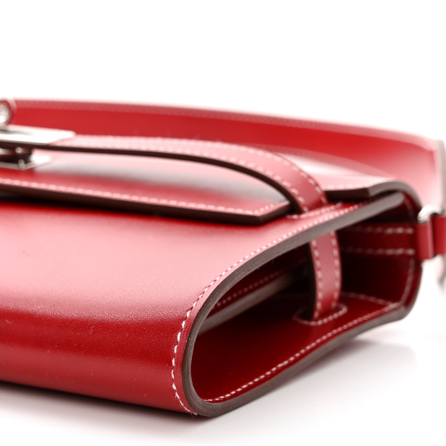 Hermes Box Kelly Wallet To Go Rock Rouge Piment 10 of 10