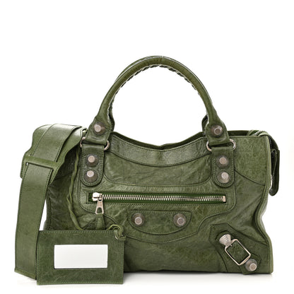 Balenciaga Agneau Giant 21 Silver Hardware City Vert Thyme 1 of 12
