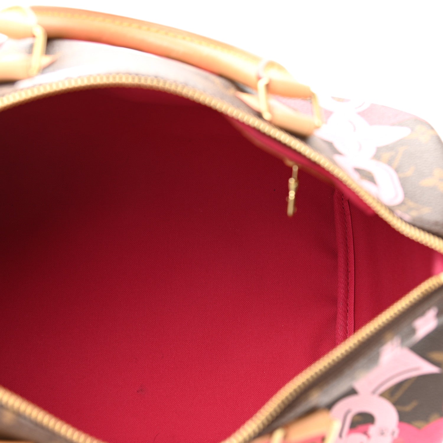 Louis Vuitton Monogram Bay Speedy 30 Rose Ballerine Poppy 5 of 10