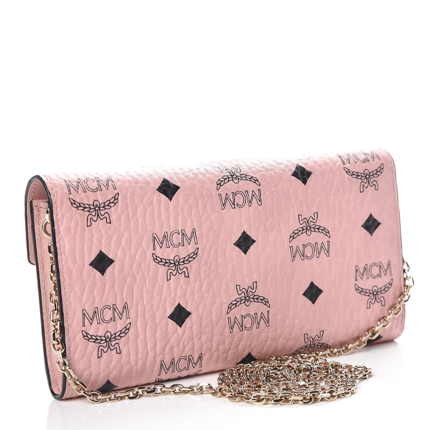 Visetos Large Patricia Wallet On Chain Soft Pink