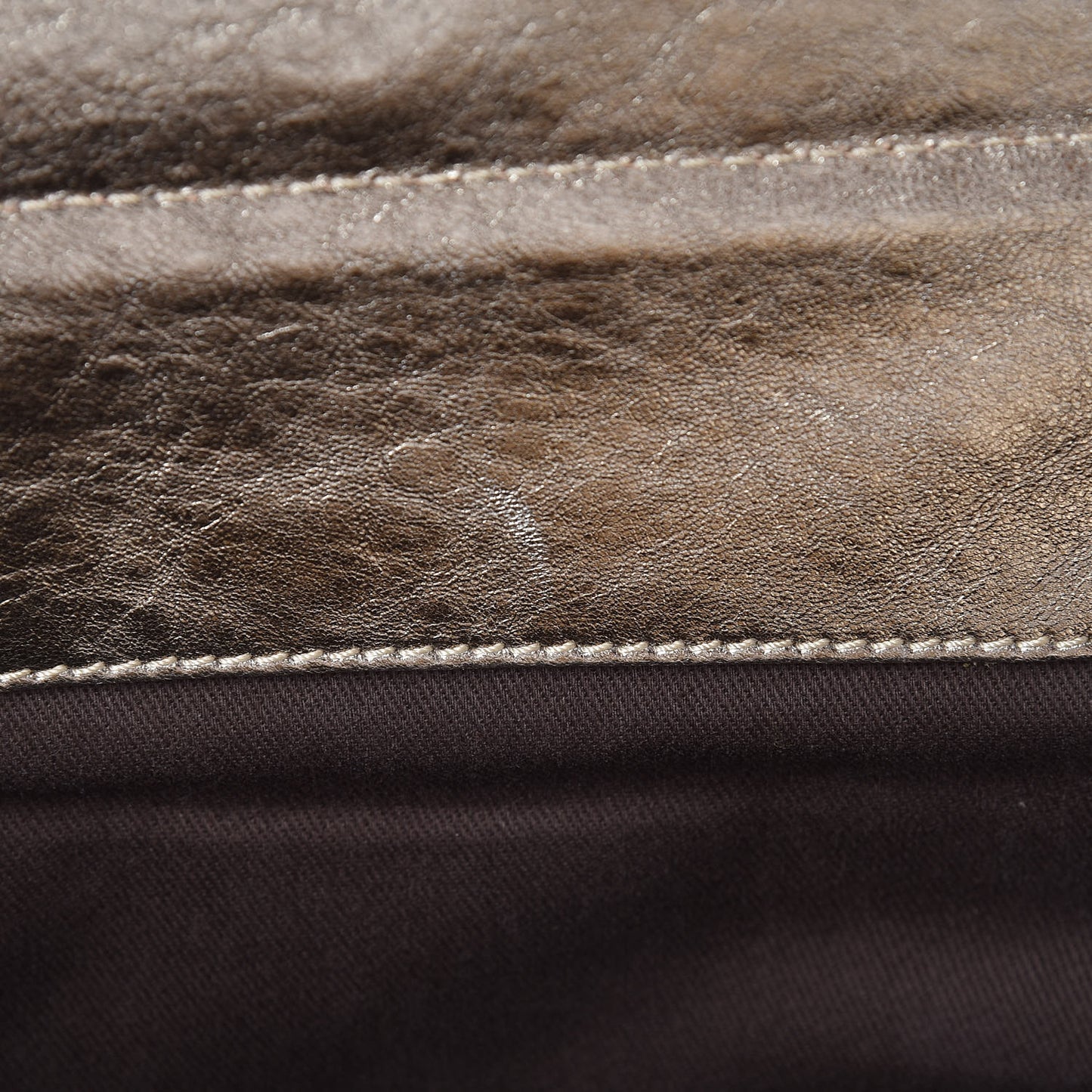 Metallic Calfskin Odessa Bag Gold
